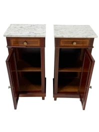 Pair of Art Nouveau Nightstands or Bedside Tables, 1900s
